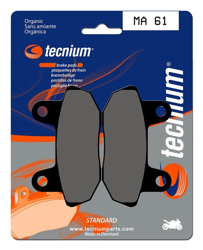 Pastillas de freno Tecnium MA61 Orgánicas
