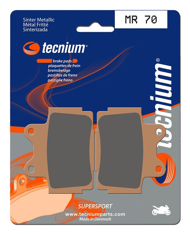 Pastillas de freno Tecnium MR70 Sinterizadas