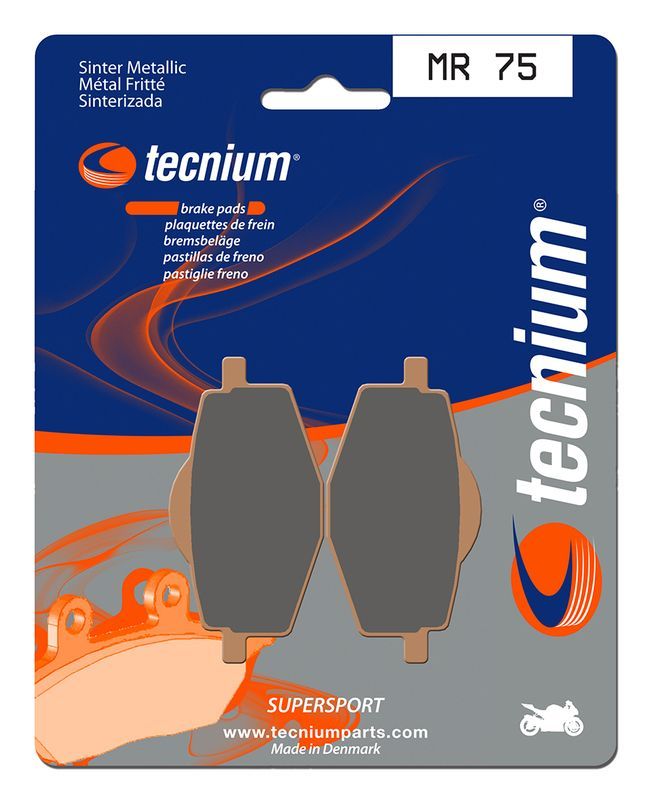 Pastillas de freno Tecnium MR75 Sinterizadas