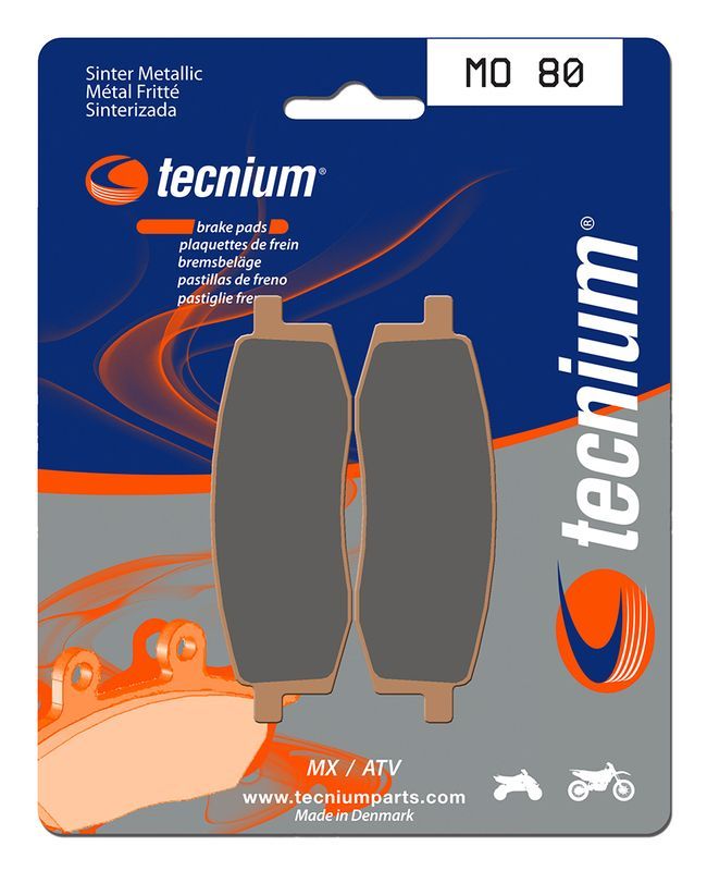 Pastillas de freno Tecnium MO80 Sinterizadas