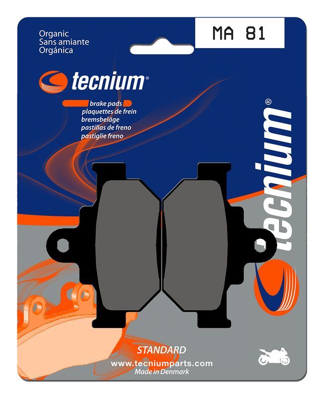 Pastillas de freno Tecnium MA81 Orgánicas