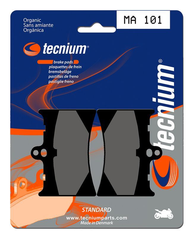 Pastillas de freno Tecnium MA101 Orgánicas