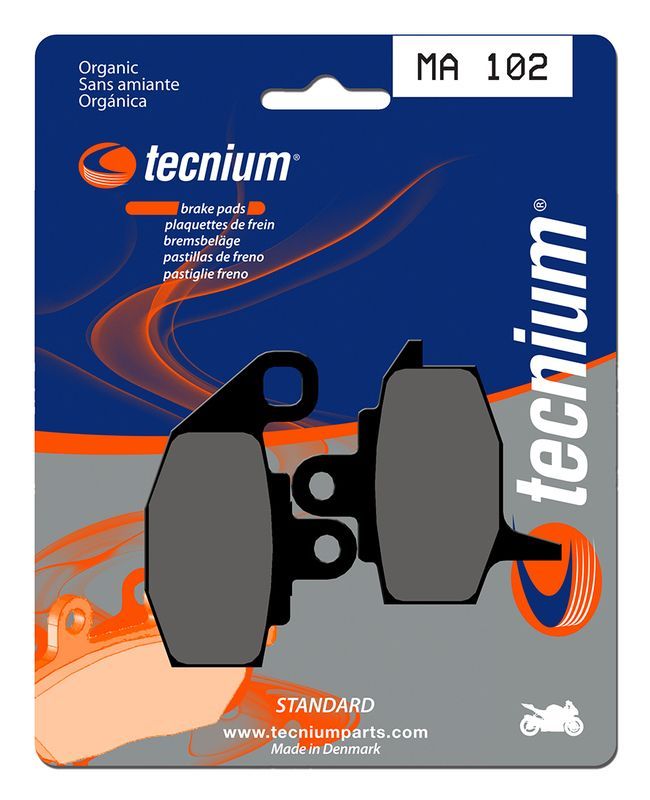 Pastillas de freno Tecnium MA102 Orgánicas