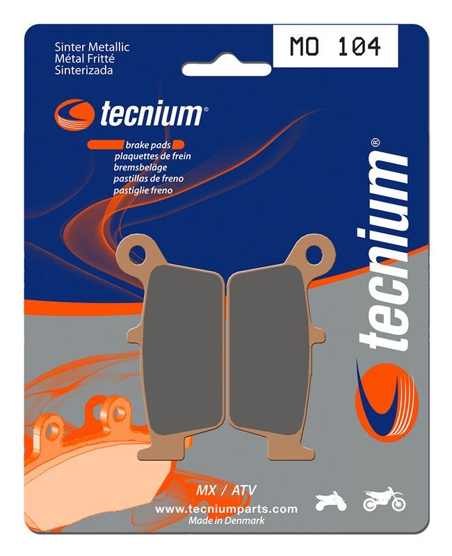 Pastillas de freno Tecnium MO104 Sinterizadas