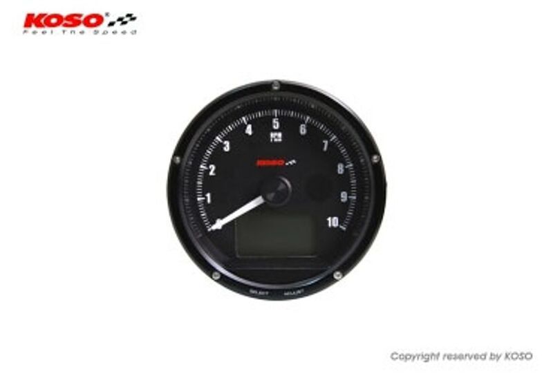 Marcador universal con cuenta Rpm KOSO D75 (con luz de cambio)