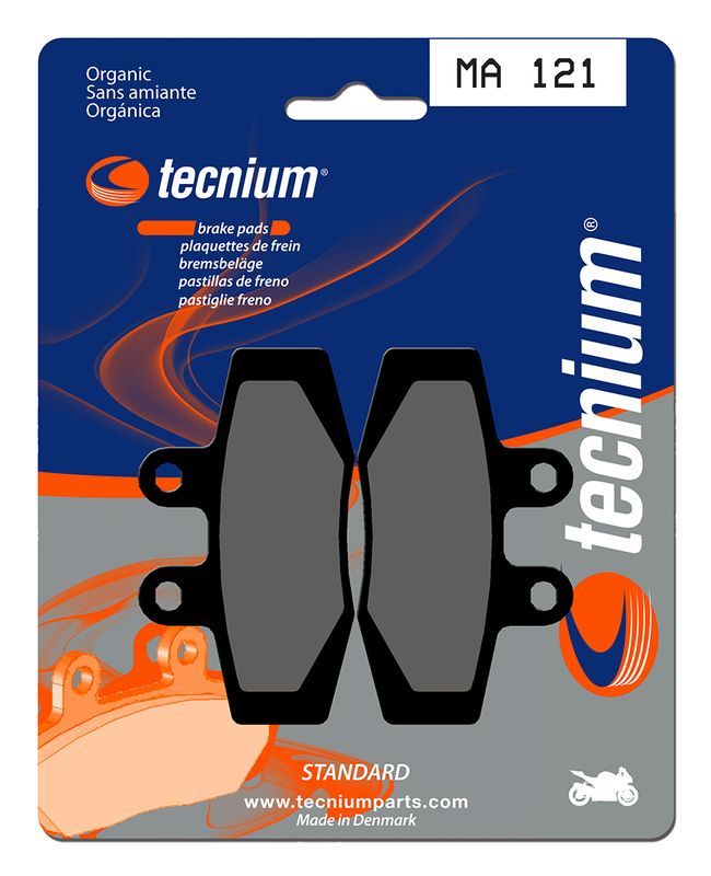 Pastillas de freno Tecnium MA121 Orgánicas