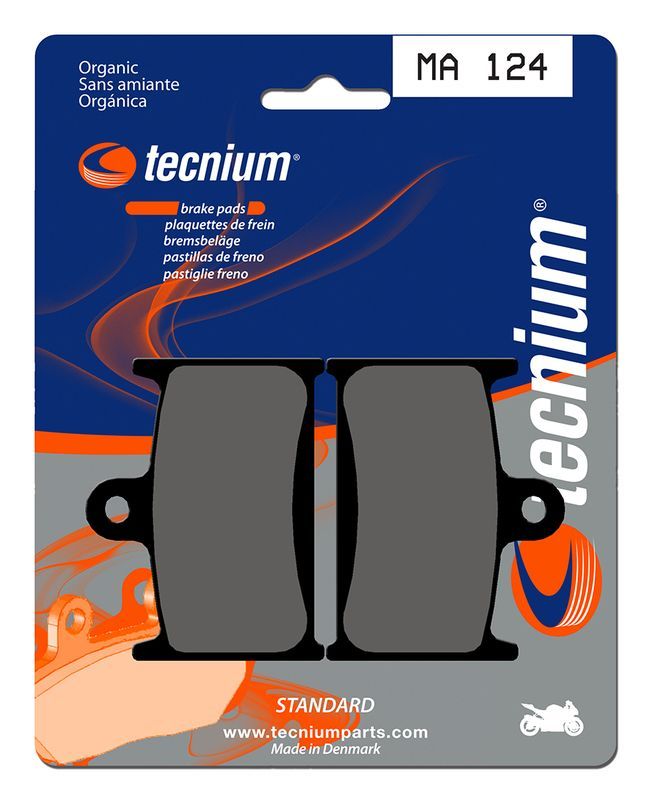 Pastillas de freno Tecnium MA124 Orgánicas