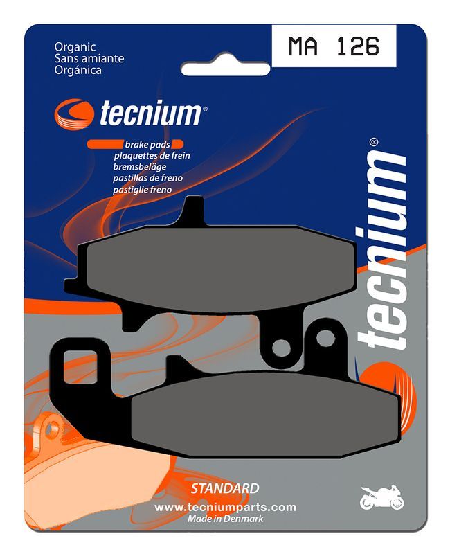 Pastillas de freno Tecnium MA126 Orgánicas