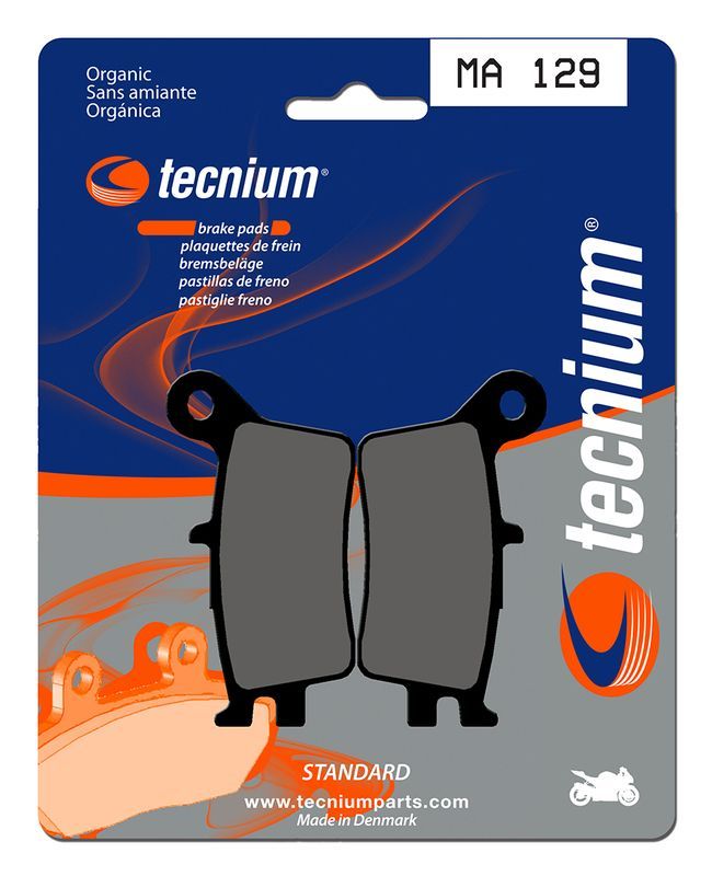 Pastillas de freno Tecnium MA129 Orgánicas