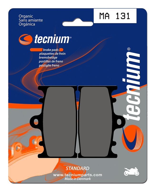 Pastillas de freno Tecnium MA131 Orgánicas
