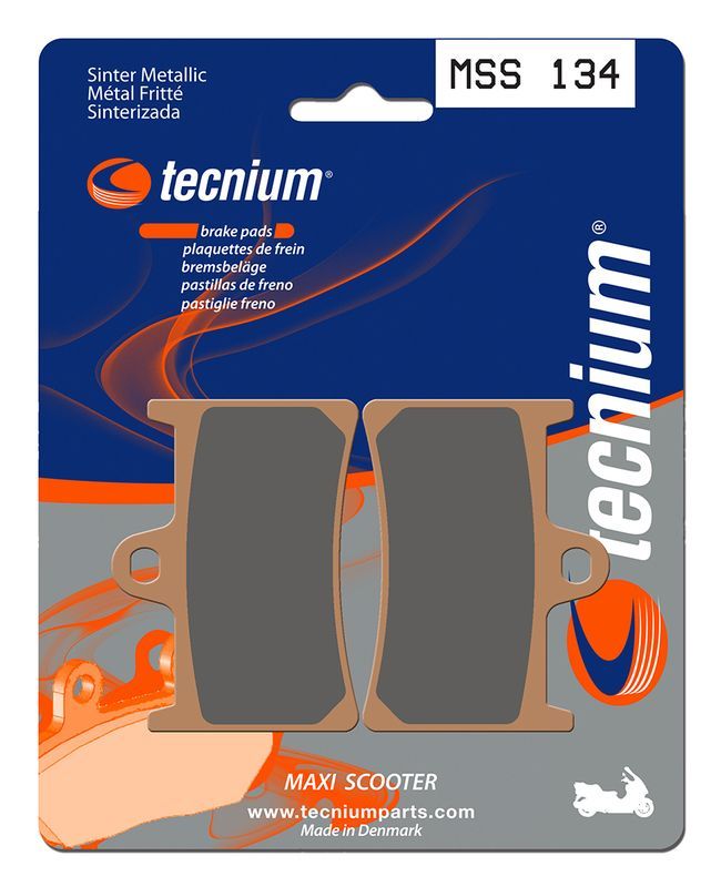 Pastillas de freno Tecnium MSS134 Sinterizadas