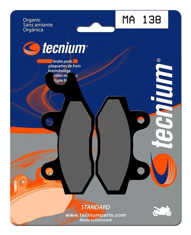 Pastillas de freno Tecnium MA138 Orgánicas