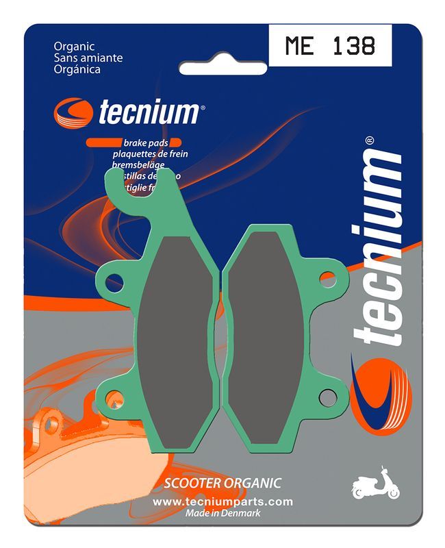 Pastillas de freno Tecnium Scooter orgánicas ME138