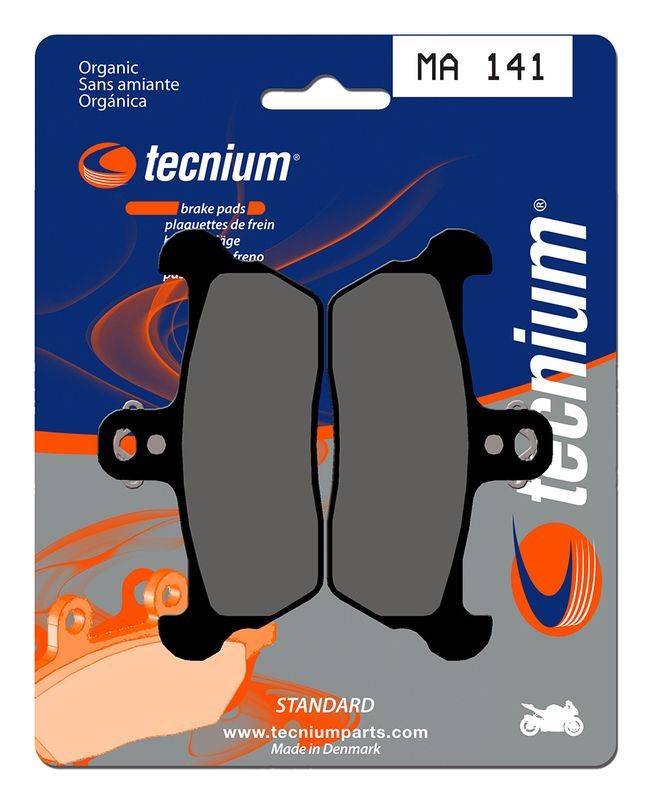 Pastillas de freno Tecnium MA141 Orgánicas