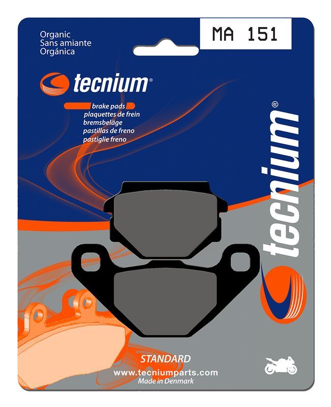 Pastillas de freno Tecnium MA151 Orgánicas