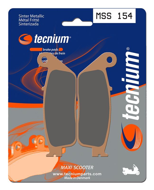Pastillas de freno Tecnium MSS154 Sinterizadas