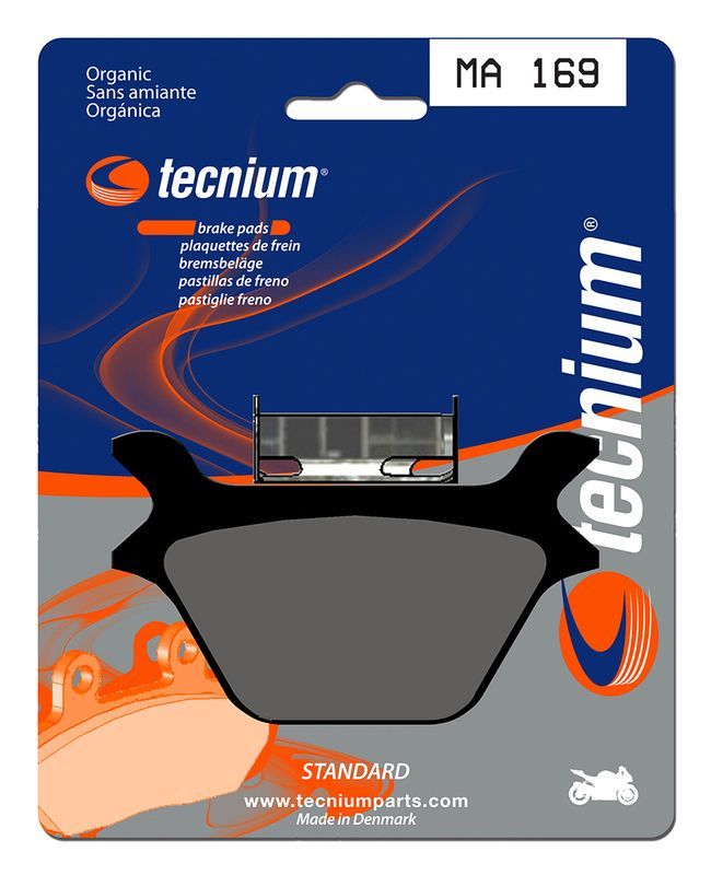 Pastillas de freno Tecnium MA169 Orgánicas