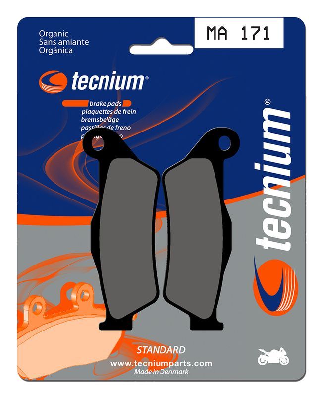Pastillas de freno Tecnium MA171 Orgánicas
