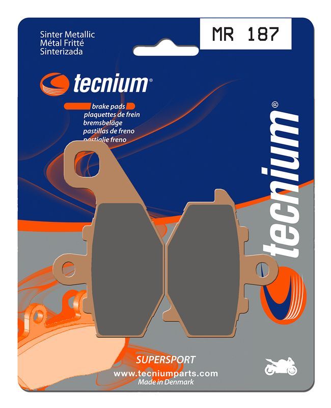 Pastillas de freno Tecnium MR187 Sinterizadas