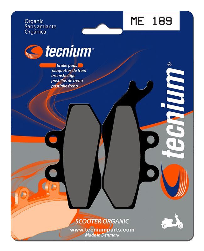 Pastillas de freno Tecnium Scooter orgánicas ME189