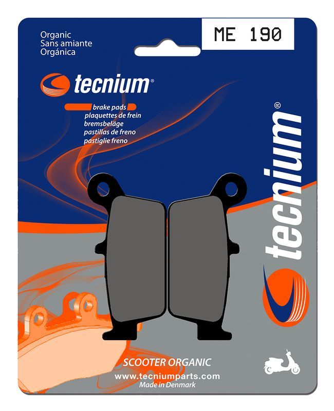 Pastillas de freno Tecnium Scooter orgánicas ME190