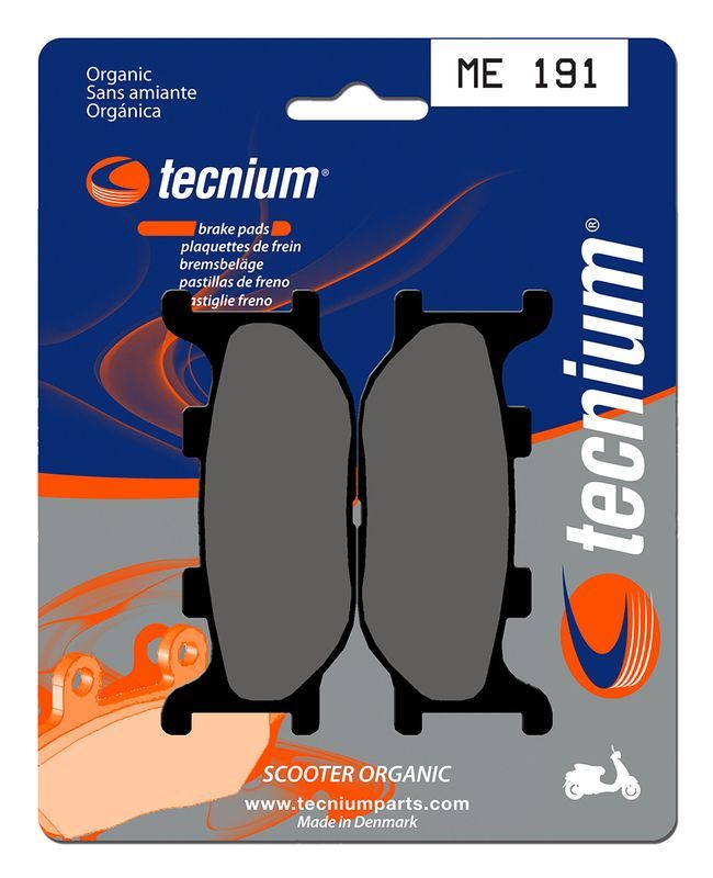 Pastillas de freno Tecnium Scooter orgánicas ME191