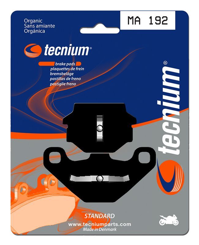 Pastillas de freno Tecnium MA192 Orgánicas