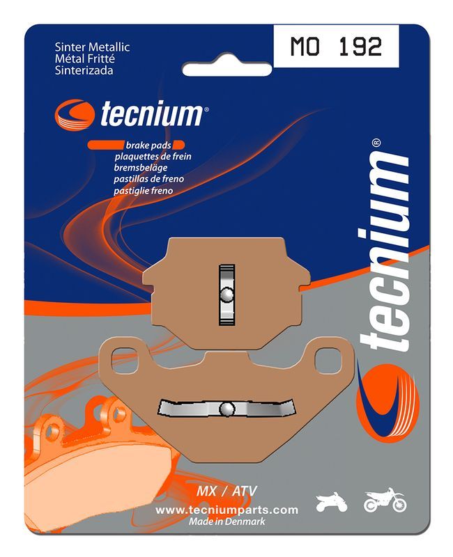 Pastillas de freno Tecnium MO192 Sinterizadas