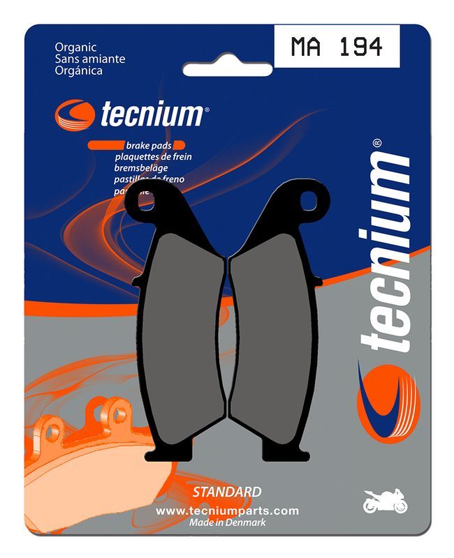 Pastillas de freno Tecnium MA194 Orgánicas