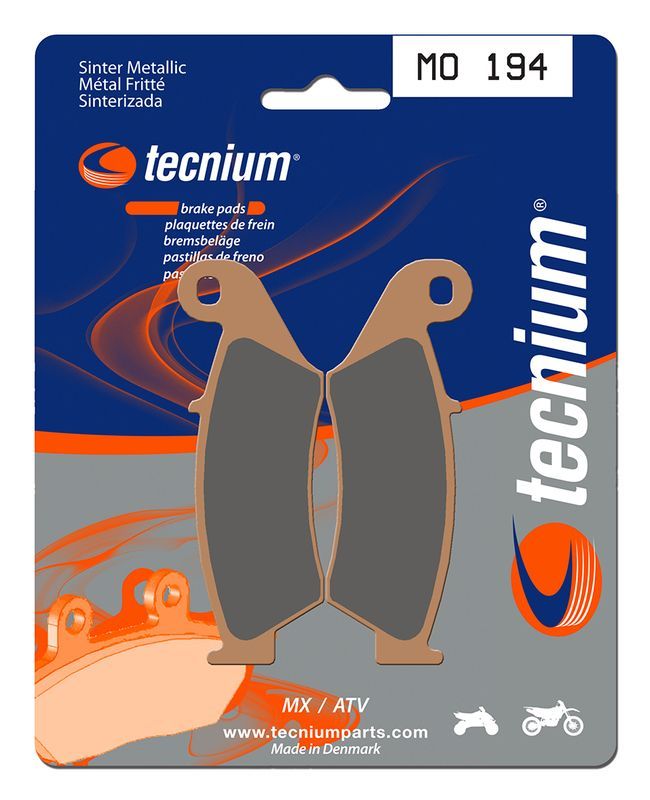 Pastillas de freno Tecnium MO194 Sinterizadas