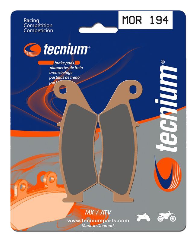 Pastillas de freno Tecnium MOR194 Sinterizadas