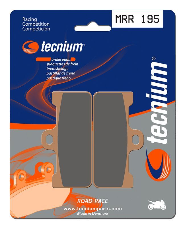 Pastillas de freno Tecnium MRR195 Sinterizadas competición