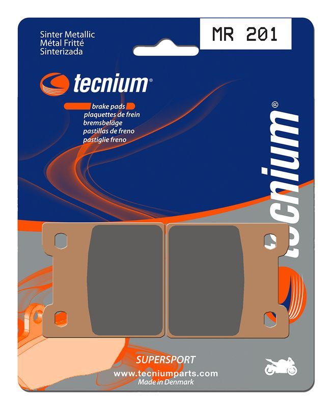 Pastillas de freno Tecnium MR201 Sinterizadas