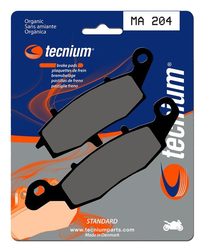 Pastillas de freno Tecnium MA204 Orgánicas