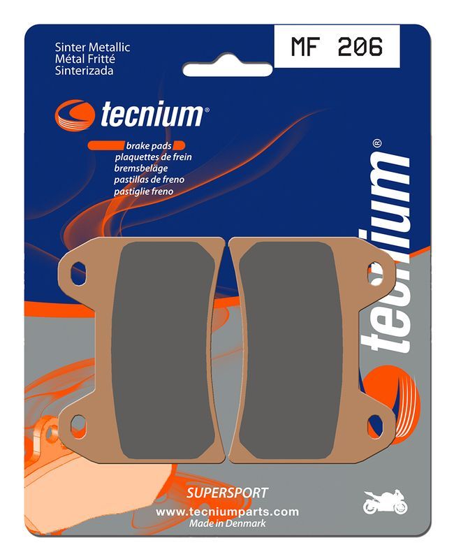 Pastillas de freno Tecnium MF206 Sinterizadas