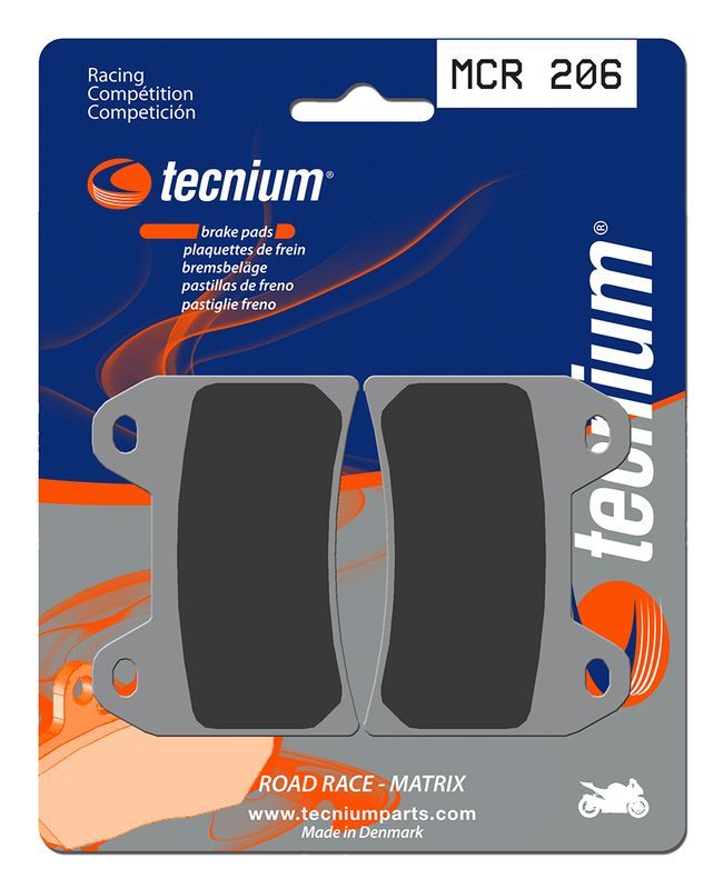 Pastillas de freno Tecnium MCR206 Sinterizadas Carbono