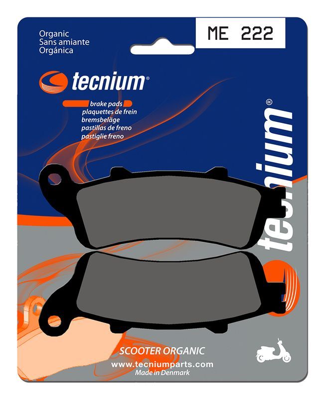 Pastillas de freno Tecnium Scooter orgánicas ME222