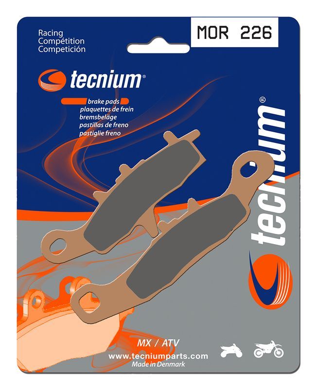 Pastillas de freno Tecnium MOR226 Sinterizadas