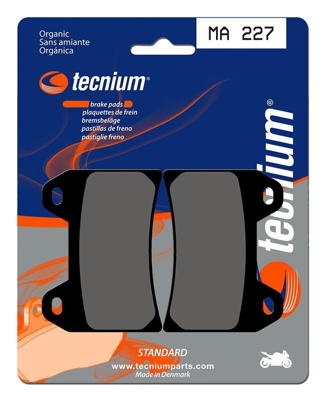 Pastillas de freno Tecnium MA227 Orgánicas