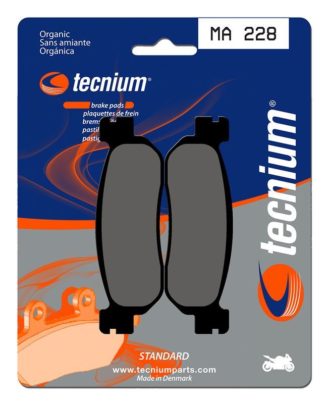 Pastillas de freno Tecnium MA228 Orgánicas