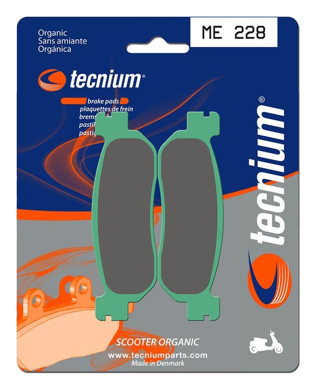 Pastillas de freno Tecnium Scooter orgánicas ME228