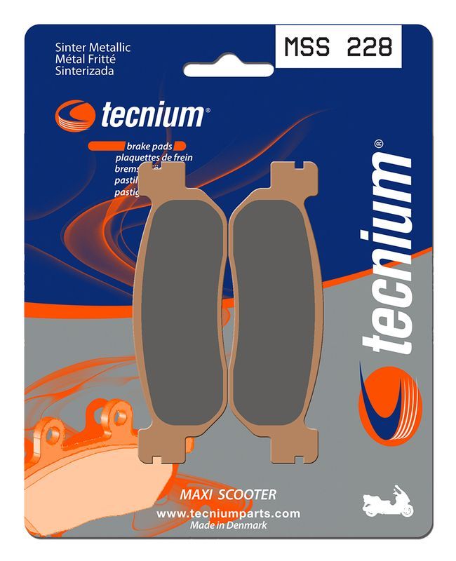 Pastillas de freno Tecnium MSS228 Sinterizadas