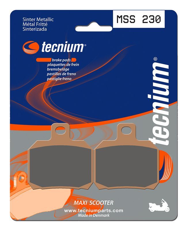 Pastillas de freno Tecnium MSS230 Sinterizadas