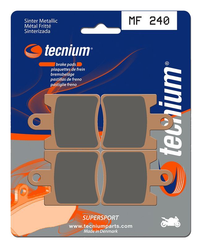 Pastillas de freno Tecnium MF240 Sinterizadas