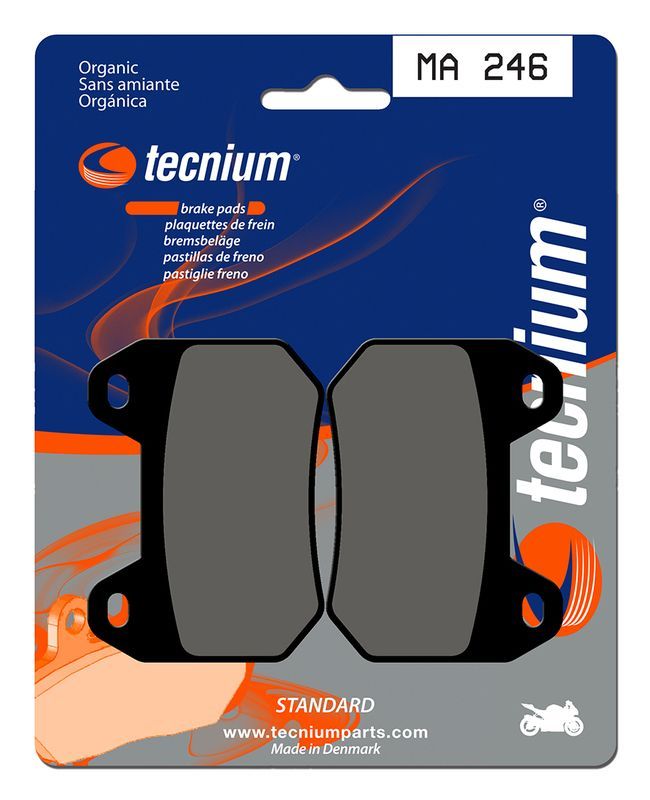 Pastillas de freno Tecnium MA246 Orgánicas