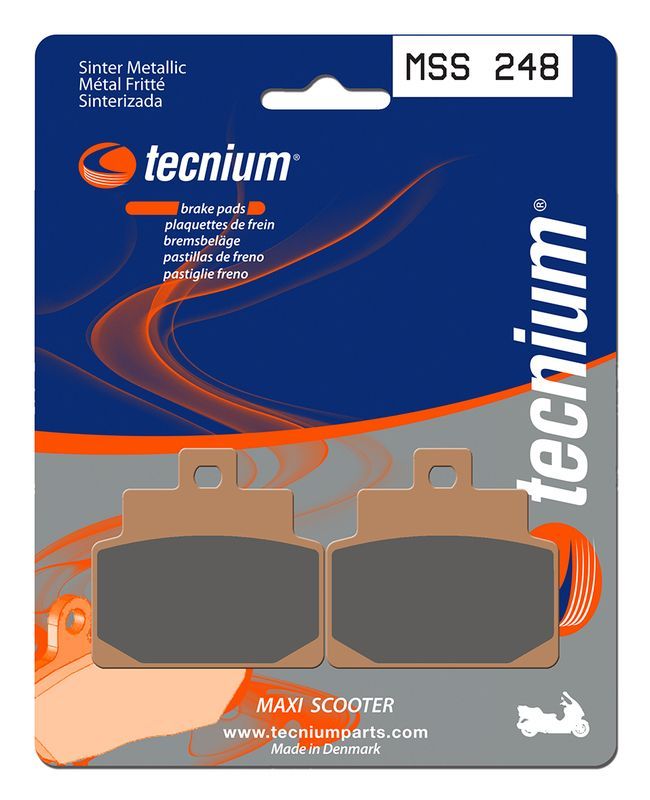 Pastillas de freno Tecnium MSS248 Sinterizadas