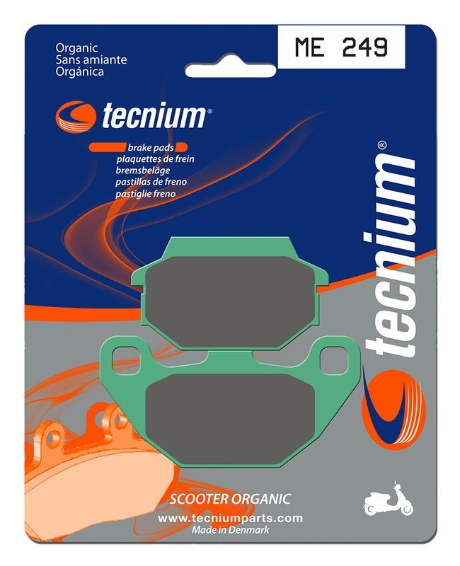 Pastillas de freno Tecnium Scooter orgánicas ME249
