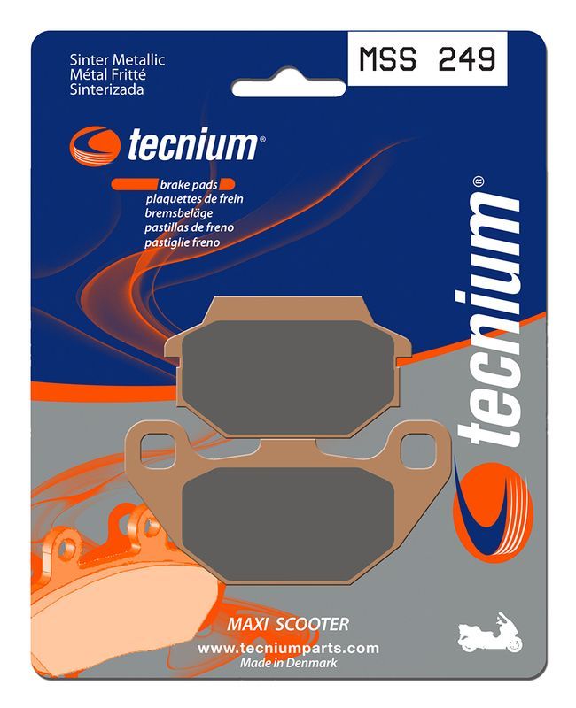 Pastillas de freno Tecnium MSS249 Sinterizadas