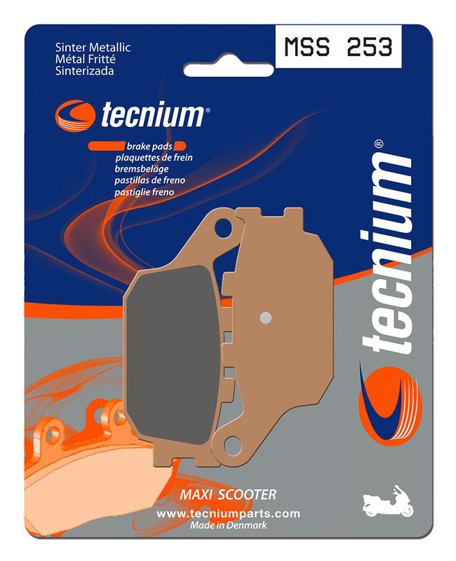 Pastillas de freno Tecnium MSS253 Sinterizadas