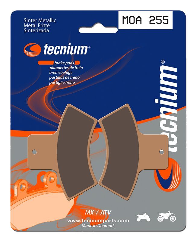 Pastillas de freno Tecnium MOA255 Sinterizadas